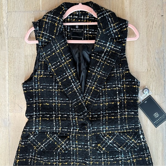 BNWT Tweed Suiting Vest M - Picture 6 of 13